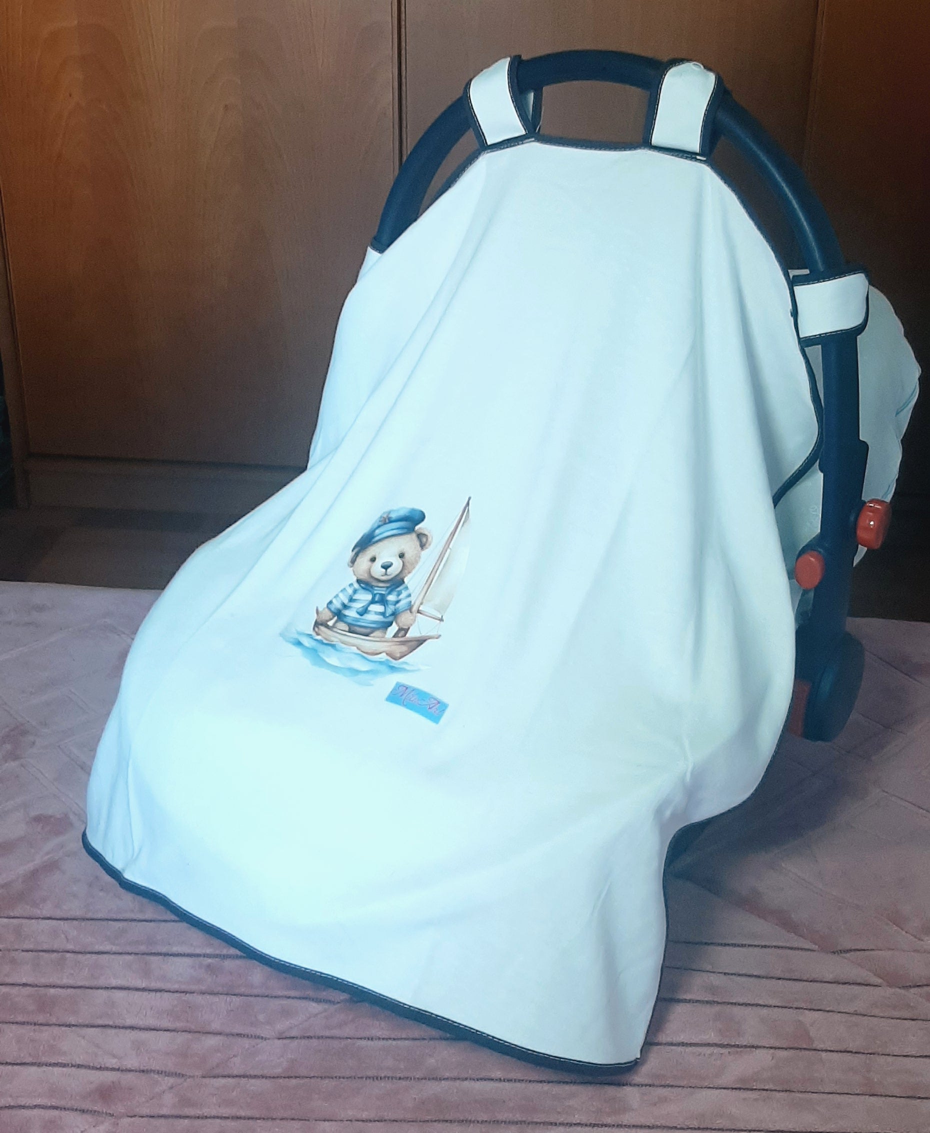 Fralda de Ovo Urso Marinheiro